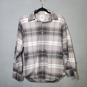 Black Fleece by Brooks Brothers Plaid Button Down Shirt Men BB1 size small